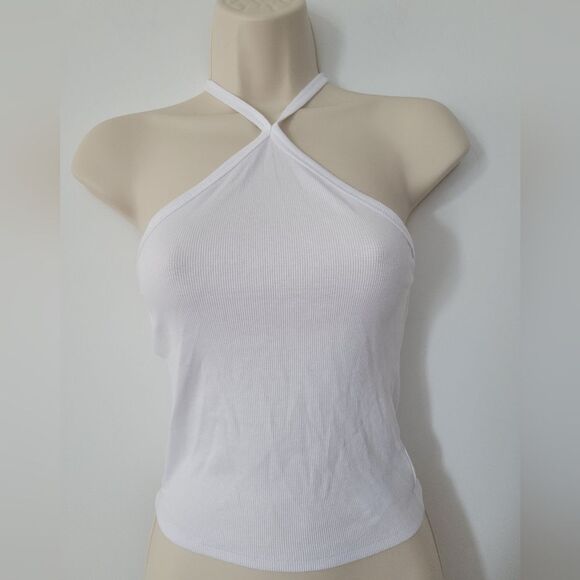 Madewell Rib Halter Top NWOT - Picture 4 of 7